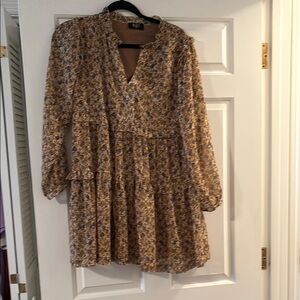 Floral Long Sleeve Dress